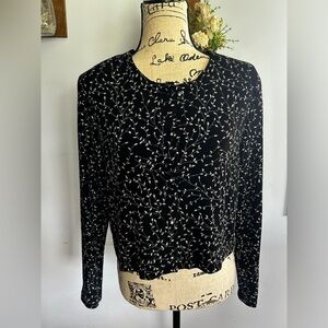 Ronni‎ Nicole vintage velvet cardigan sparkly iridescent cropped sophisticated